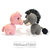 COCHON SANGLIER PIG BOAR HOG - Amigurumi Crochet THUMB 2 - FROGandTOAD Créations